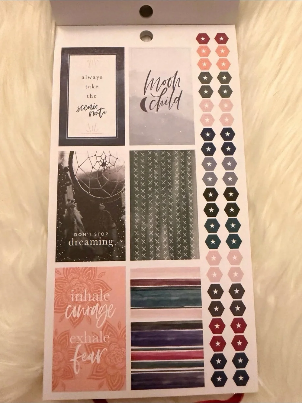 The Happy Planner Free Spirit Sticker Book - Pink, Navy & Gold Accents